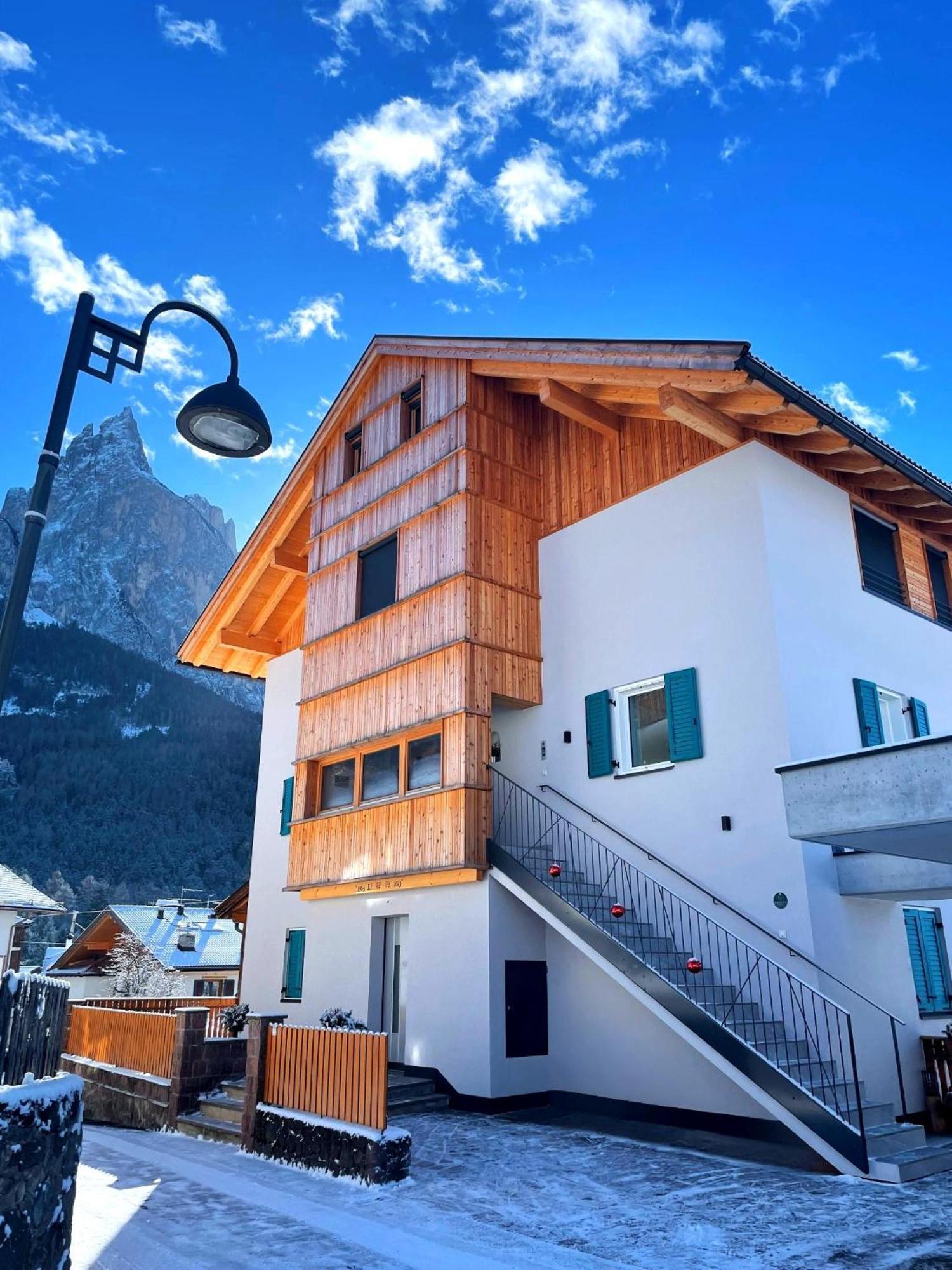Amontis Dolomites Apartment Siusi Bagian luar foto